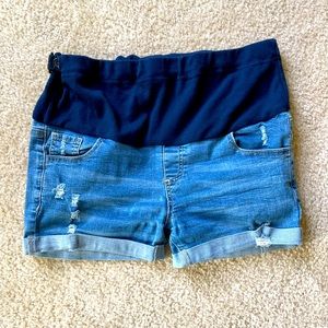 Shein Maternity Shorts Denim M